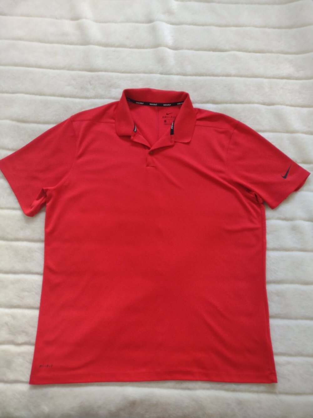 Nike Golf Men's Polo Shirt Red XL Dri-Fit